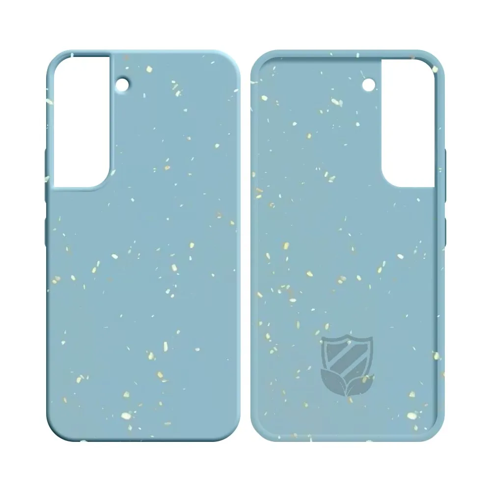 Coque Bambou Biodégradable PROTECT pour Samsung Galaxy S22 Plus S906 Bleu — vue 2