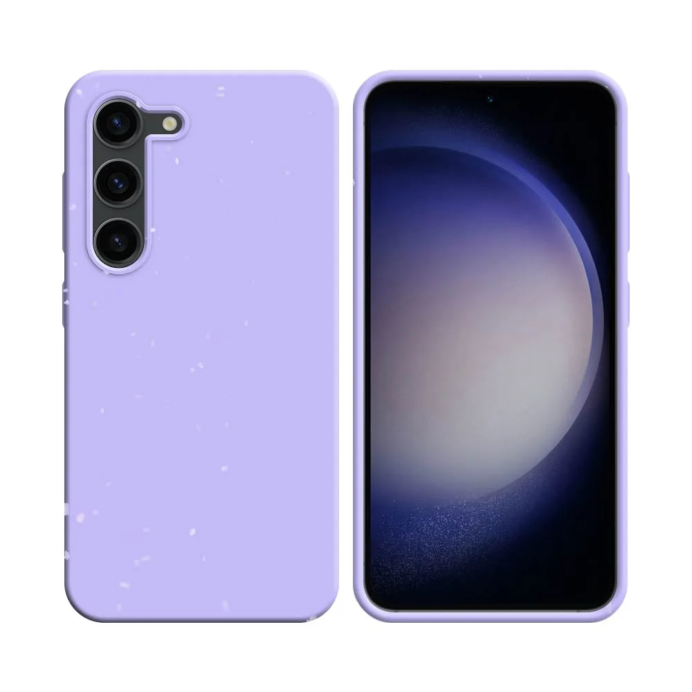 Coque Bambou Biodégradable PROTECT pour Samsung Galaxy S23 5G S911 Violet