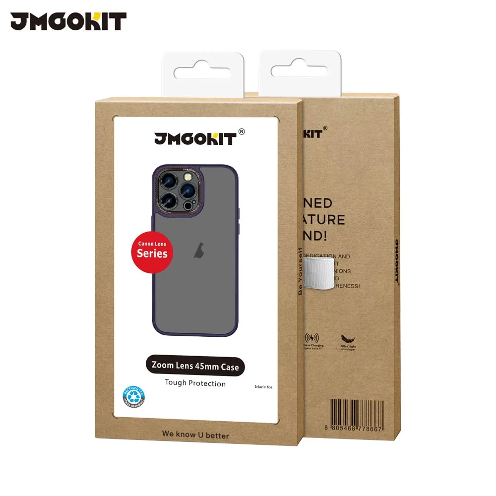 Coque de Protection Canon Lens JMGOKIT pour Apple iPhone 12 Pro Max Violet