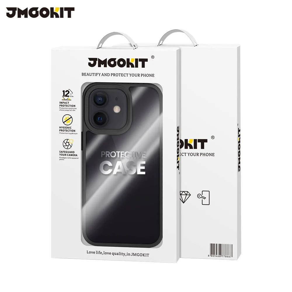 Coque de Protection Knight JMGOKIT pour Apple iPhone 12 Noir — vue 2