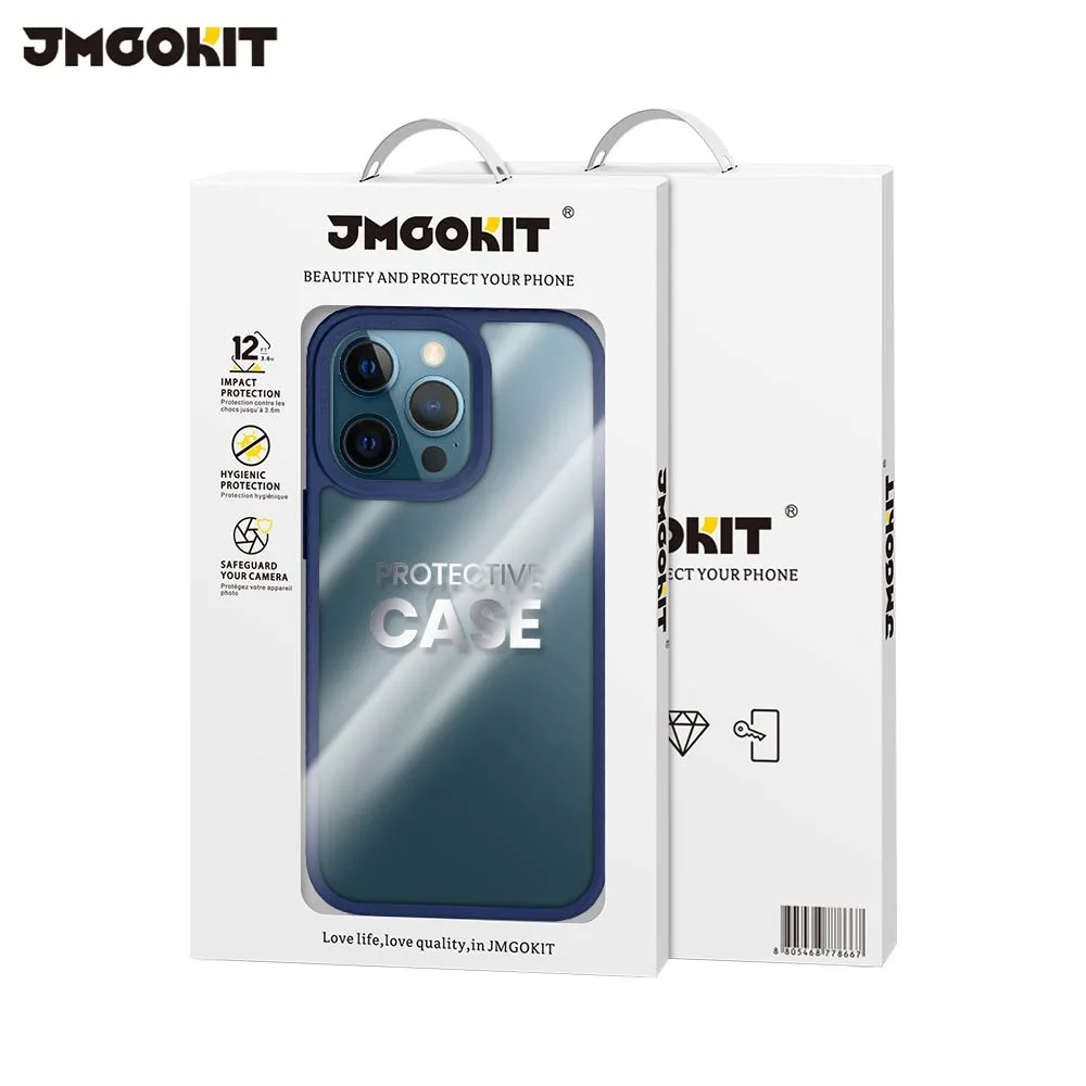 Coque de Protection Knight JMGOKIT pour Apple iPhone 12 Pro Max Bleu — vue 2