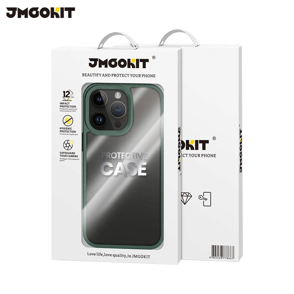 Coque de Protection Knight JMGOKIT pour Apple iPhone 14 Pro Vert — vue 2