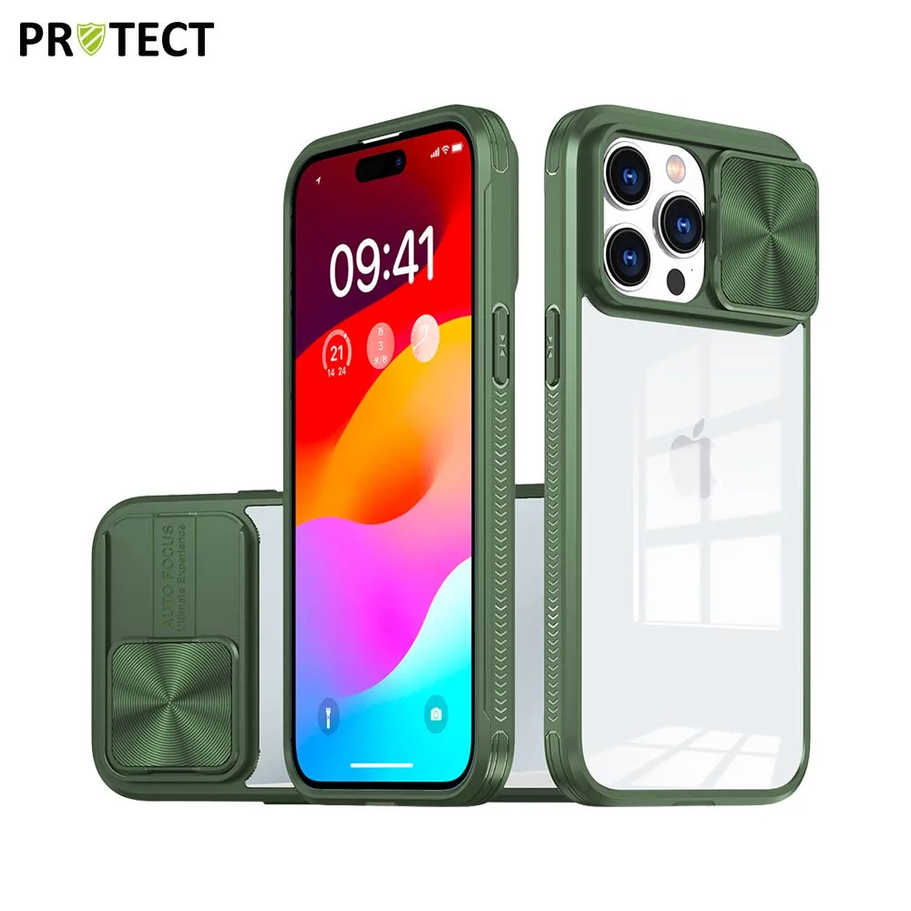 Coque IE027 PROTECT Apple iPhone 15 Pro Vert Foncé