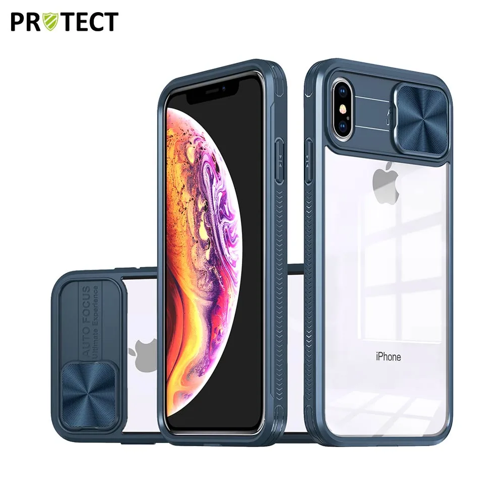 Coque IE027 PROTECT Apple iPhone X & XS Bleu Marine