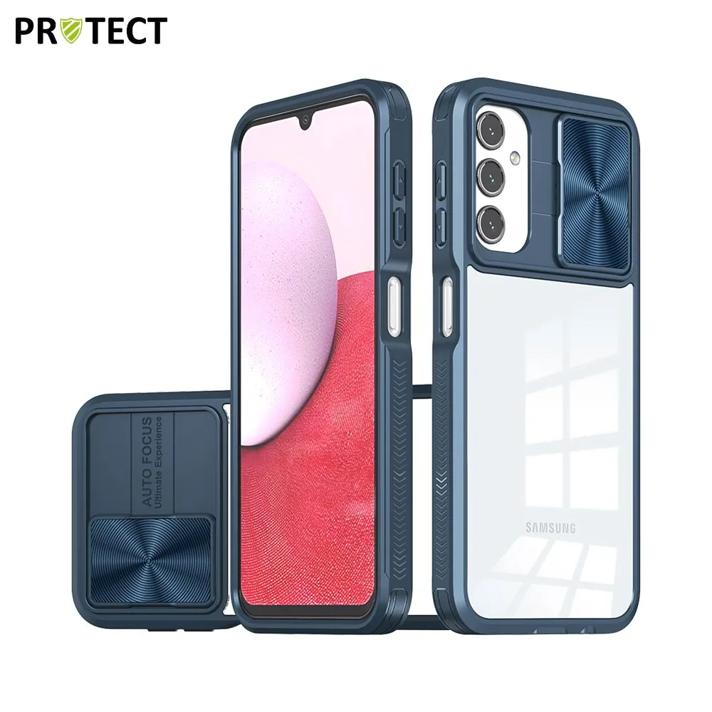 Coque de Protection IE027 PROTECT pour Samsung Galaxy A14 5G A146P & A14 4G A145 Bleu Marine