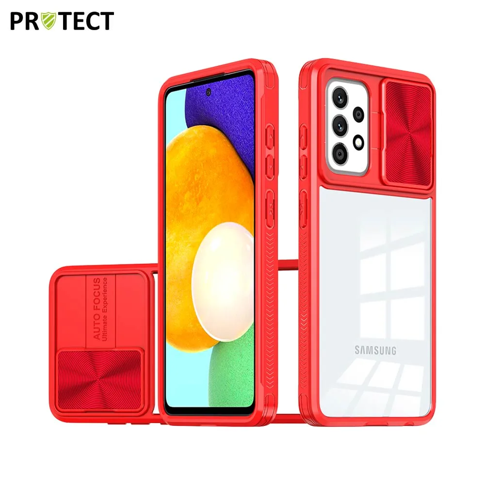 Coque de Protection IE027 PROTECT pour Samsung Galaxy A52 5G A526 & A52 4G A525 Rouge