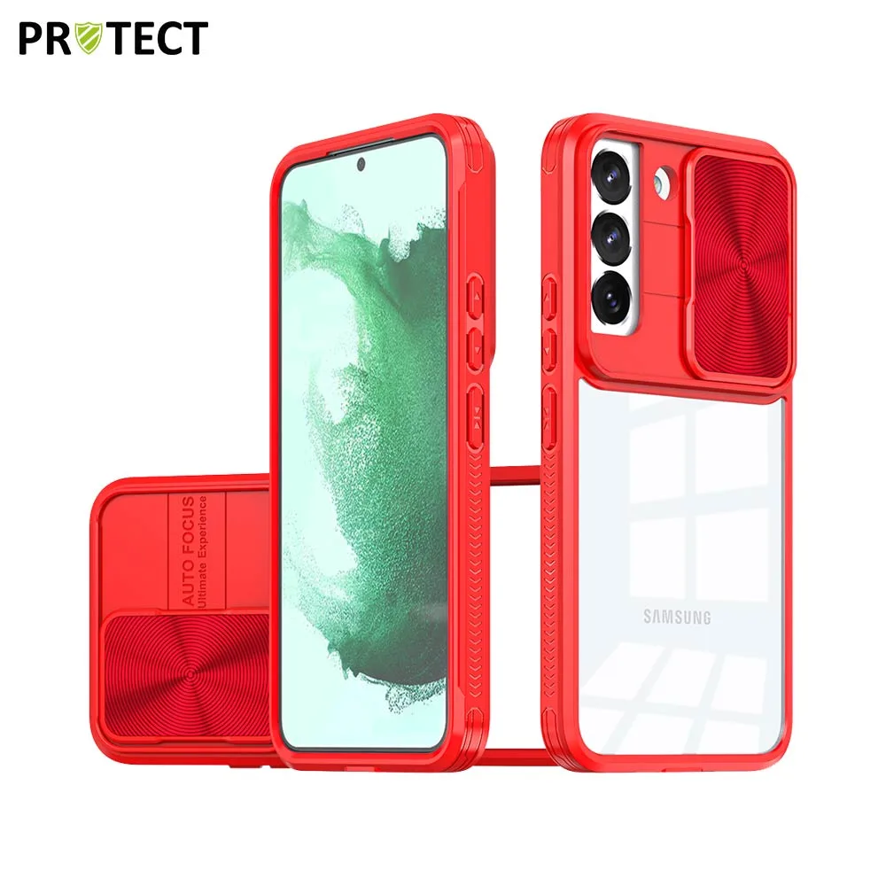 Coque de Protection IE027 PROTECT pour Samsung Galaxy S21 FE G990 Rouge
