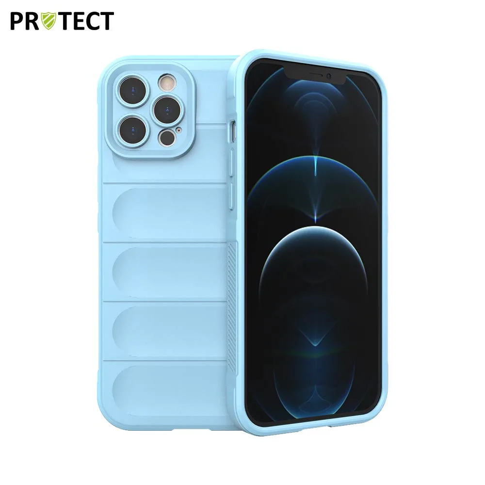 Coque de Protection IX008 PROTECT pour Apple iPhone 12 Pro Max Bleu Clair
