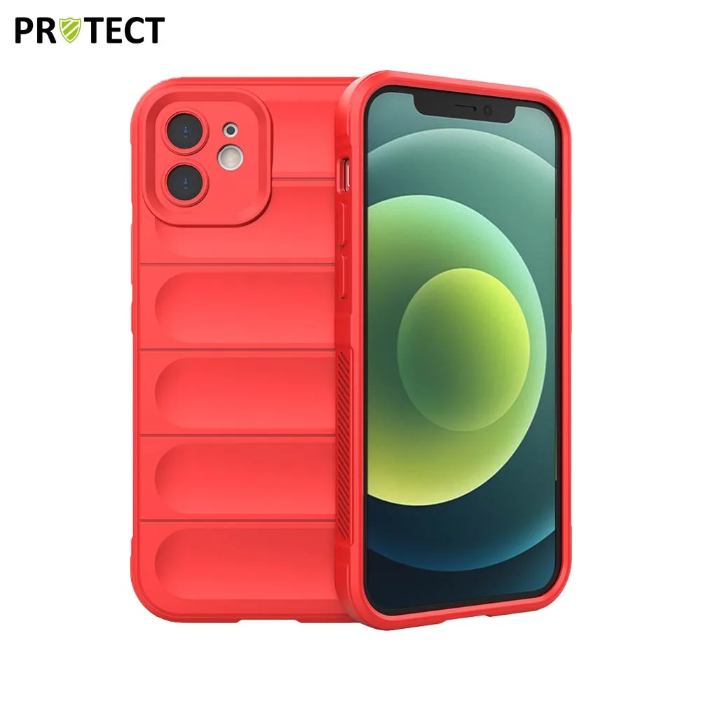 Coque de Protection IX008 PROTECT pour Apple iPhone 12 Rouge