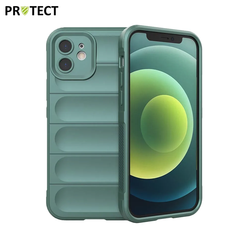 Coque de Protection IX008 PROTECT pour Apple iPhone 12 Vert Foncé