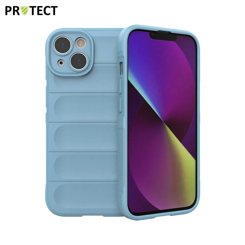 Coque de Protection IX008 PROTECT pour Apple iPhone 14 Bleu Clair