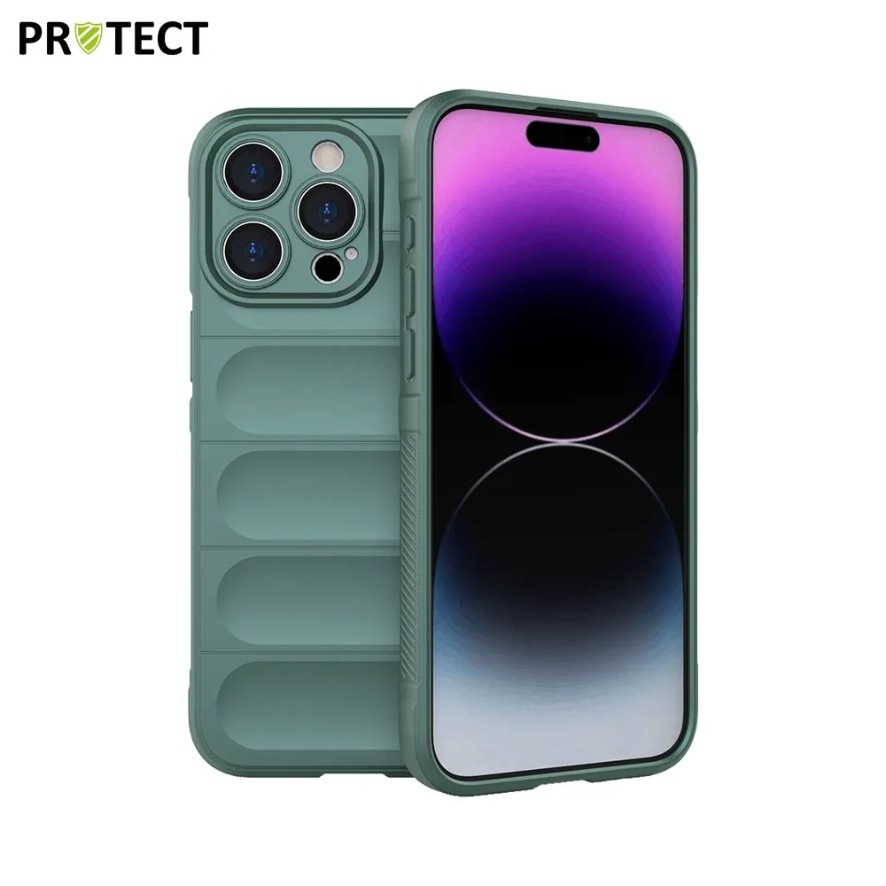 Coque de Protection IX008 PROTECT pour Apple iPhone 15 Pro Max Vert Foncé