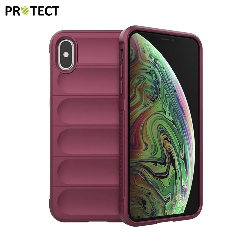 Coque de Protection IX008 PROTECT pour Apple iPhone X & XS Prune