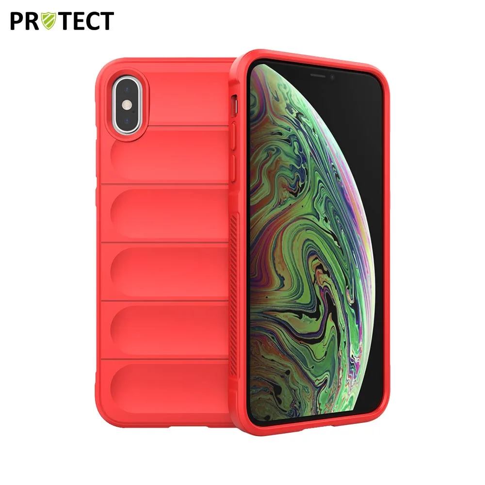 Coque de Protection IX008 PROTECT pour Apple iPhone X & XS Rouge