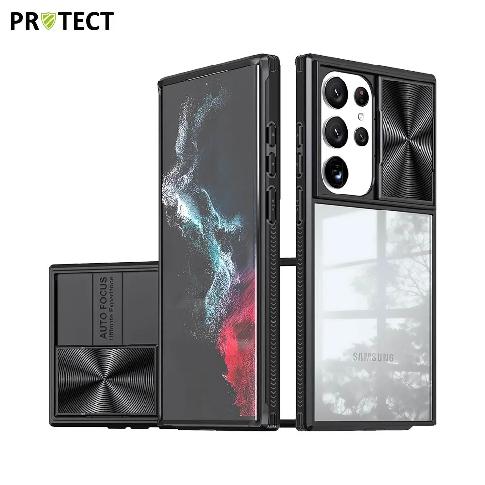 Coque de Protection IE027 PROTECT pour Samsung Galaxy S22 Ultra S908 Noir