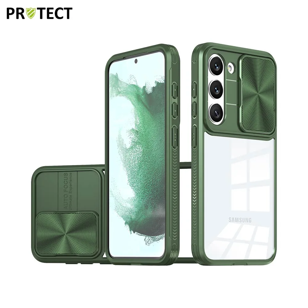 Coque de Protection IE027 PROTECT pour Samsung Galaxy S23 Plus 5G S916 Vert Foncé