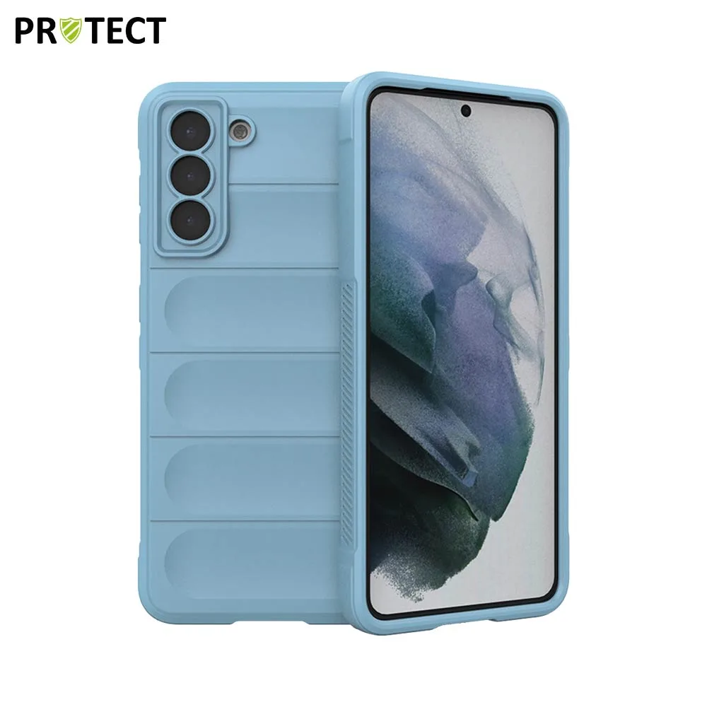 Coque de Protection IX008 PROTECT pour Samsung Galaxy S21 5G G991 Bleu Clair