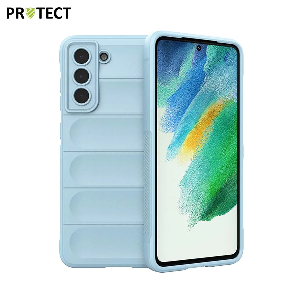 Coque de Protection IX008 PROTECT pour Samsung Galaxy S21 FE G990 Bleu Clair