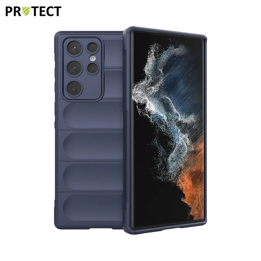 Coque de Protection IX008 PROTECT pour Samsung Galaxy S22 Ultra S908 Saphir