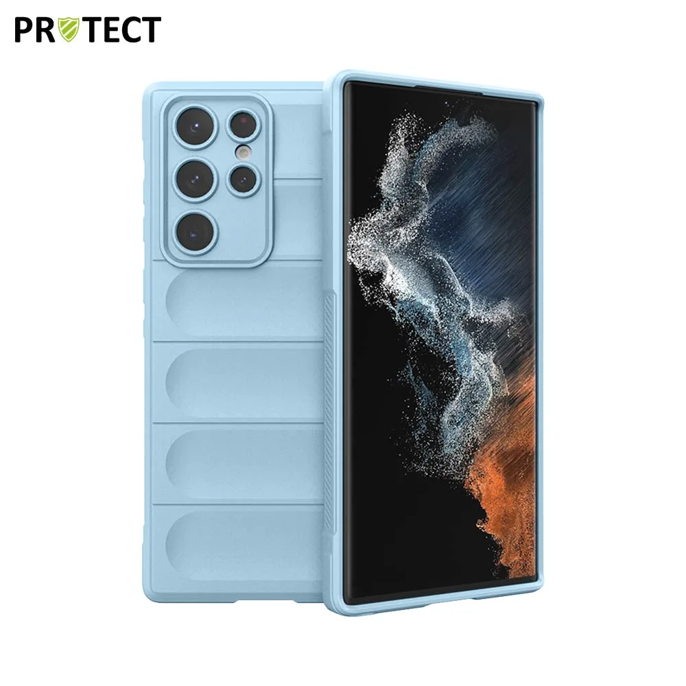 Coque de Protection IX008 PROTECT pour Samsung Galaxy S23 Ultra 5G S918 Bleu Clair
