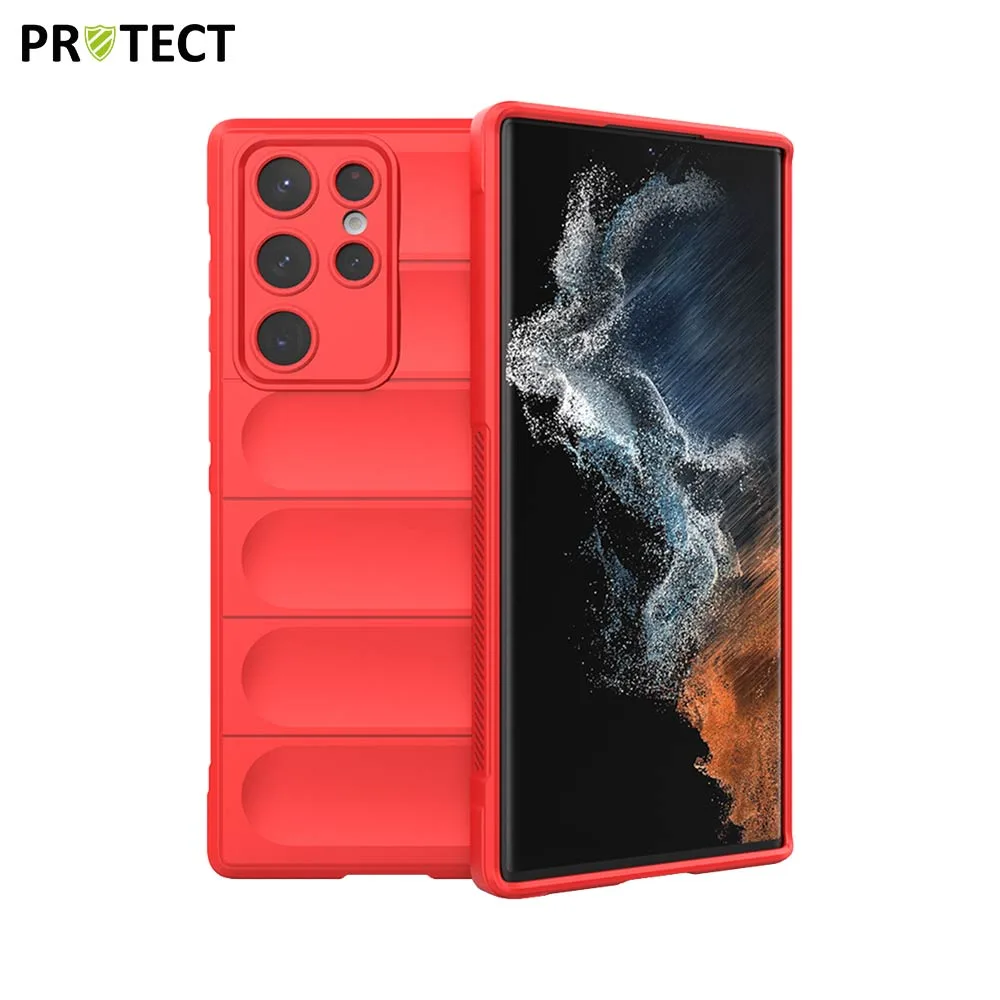 Coque de Protection IX008 PROTECT pour Samsung Galaxy S23 Ultra 5G S918 Rouge