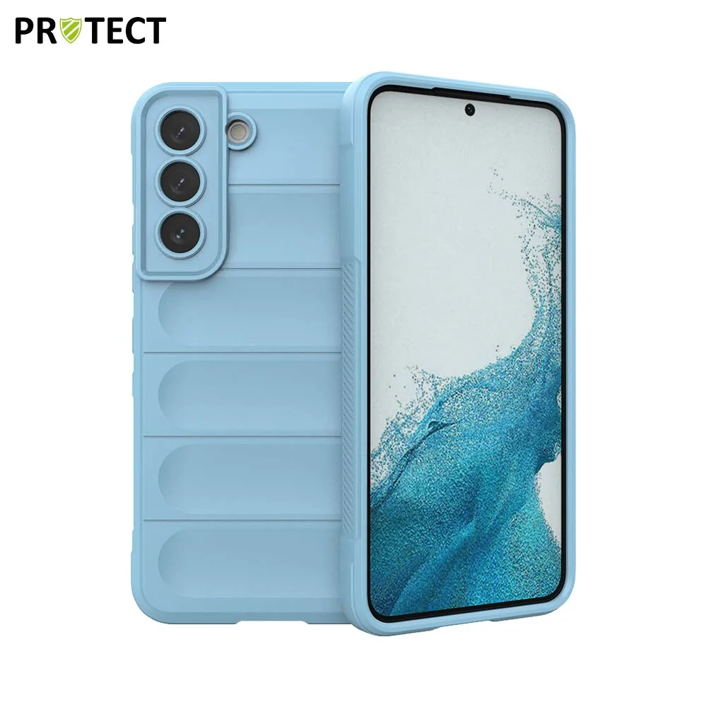 Coque de Protection IX008 PROTECT pour Samsung Galaxy S22 S901 Bleu Clair