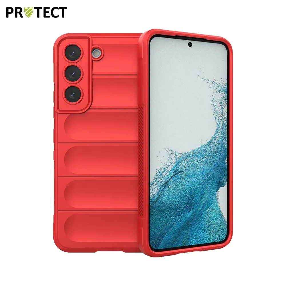 Coque de Protection IX008 PROTECT pour Samsung Galaxy S22 S901 Rouge