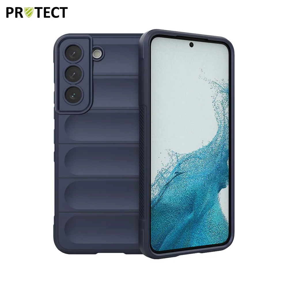 Coque de Protection IX008 PROTECT pour Samsung Galaxy S22 S901 Saphir