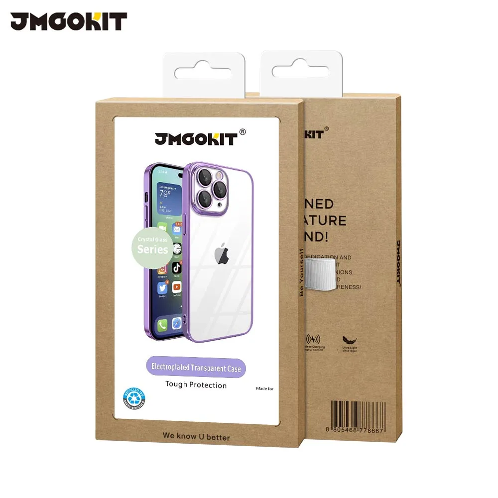 Coque de Protection Crystal Glass JMGOKIT pour Apple iPhone 11 Pro Max Violet — vue 2