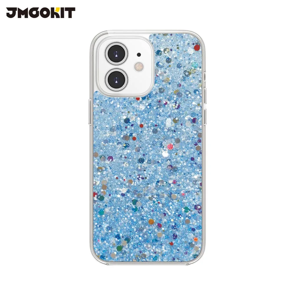 Coque de Protection Twinkle JMGOKIT pour Apple iPhone 12 Bleu