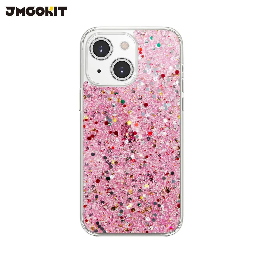 Coque de Protection Twinkle JMGOKIT pour Apple iPhone 15 Plus Rose