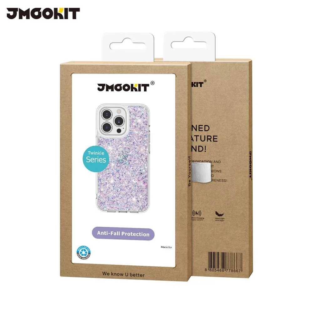 Coque de Protection Twinkle JMGOKIT pour Apple iPhone 14 Pro Max Argent — vue 2