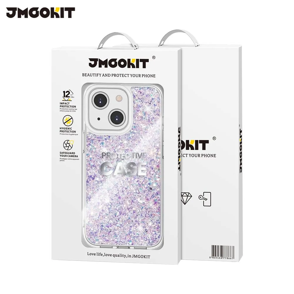 Coque de Protection Twinkle JMGOKIT pour Apple iPhone 15 Plus Argent — vue 2