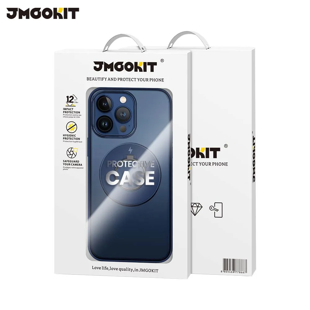 Coque de Protection King JMGOKIT pour Apple iPhone 12 Pro Max MagSafe Bleu Marine — vue 2