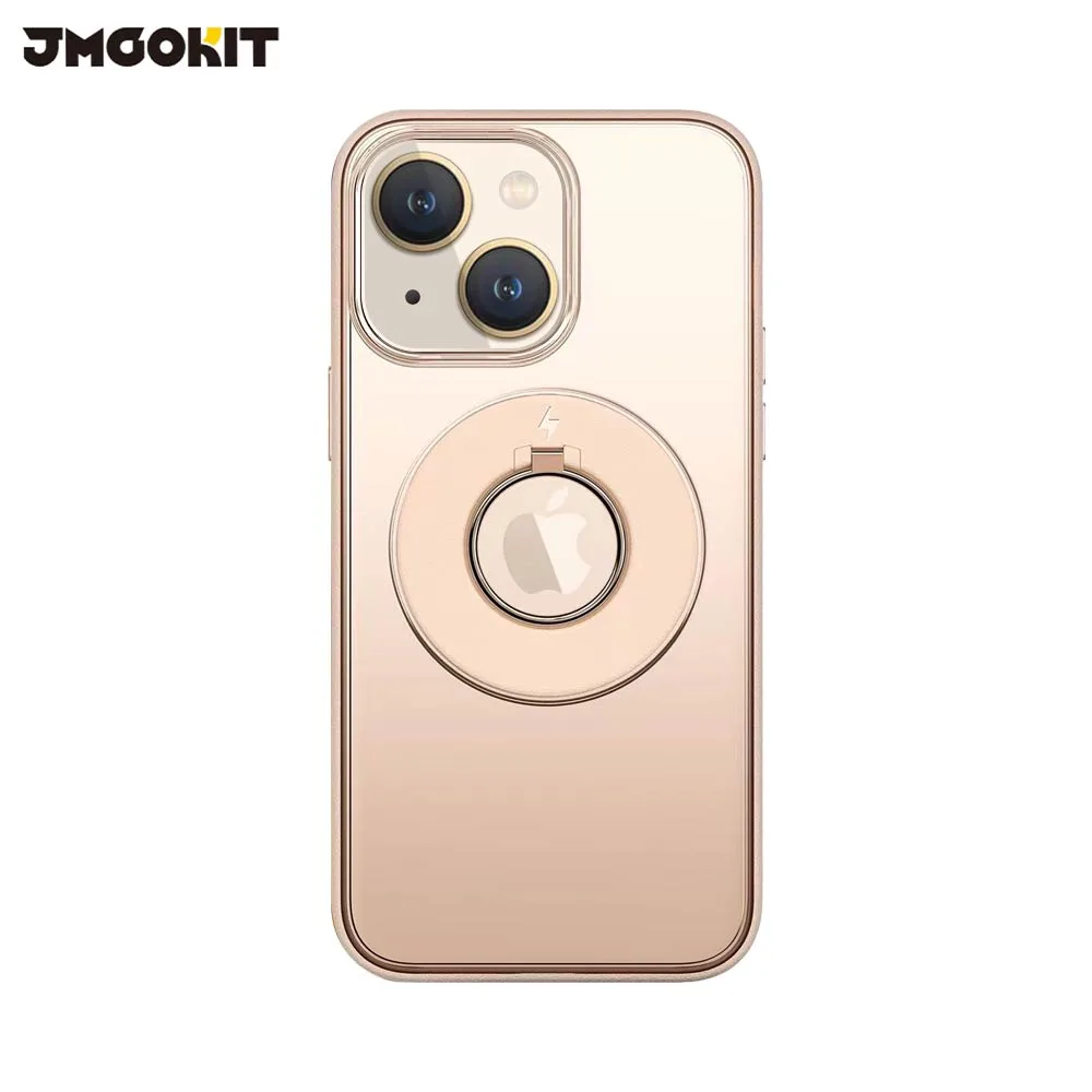 Coque de Protection King JMGOKIT pour Apple iPhone 14 Plus MagSafe Or