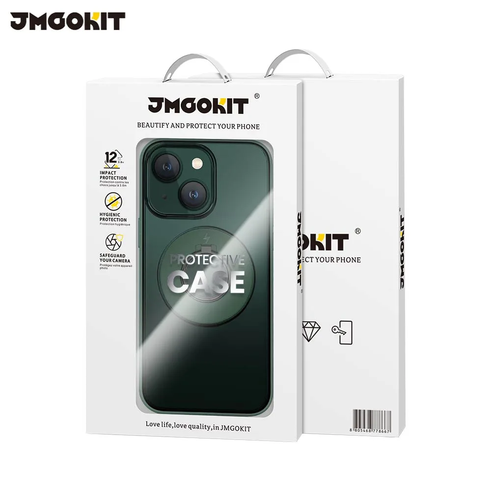 Coque de Protection King JMGOKIT pour Apple iPhone 14 MagSafe Vert Foncé — vue 2