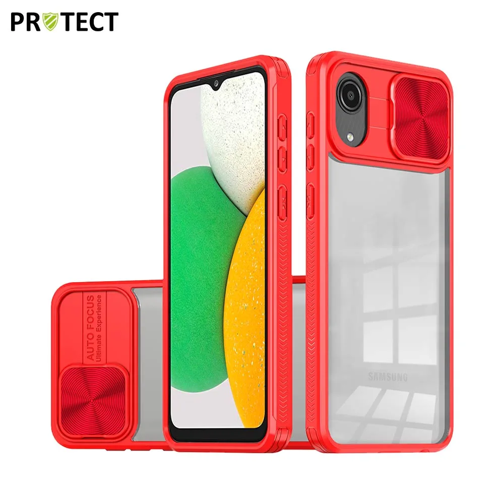 Coque de Protection IE027 PROTECT pour Samsung Galaxy A03 Core A032 Rouge
