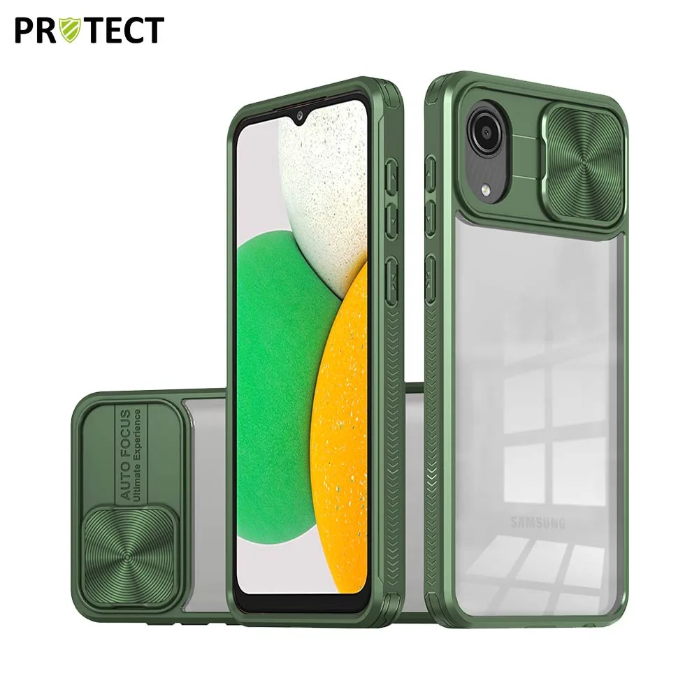 Coque de Protection IE027 PROTECT pour Samsung Galaxy A03 Core A032 Vert Foncé