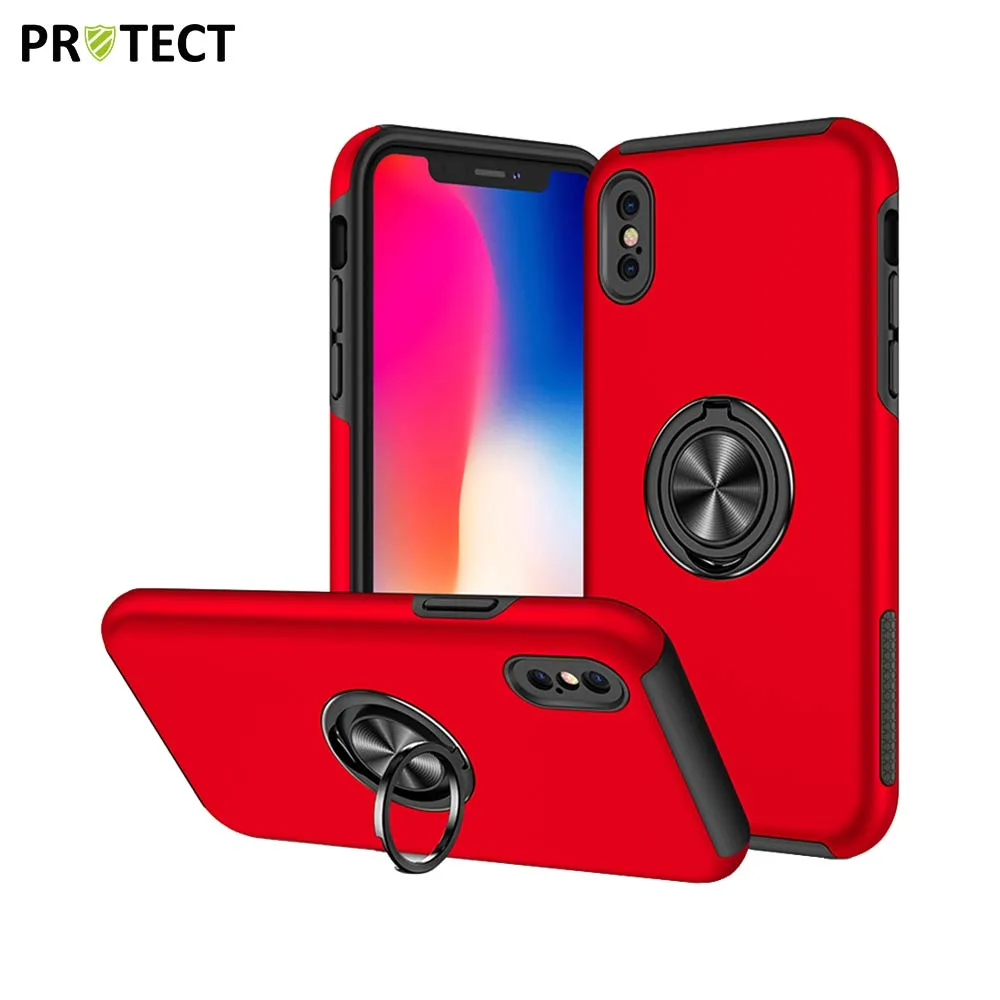 Coque de Protection IE013 PROTECT pour Apple iPhone X & XS Rouge