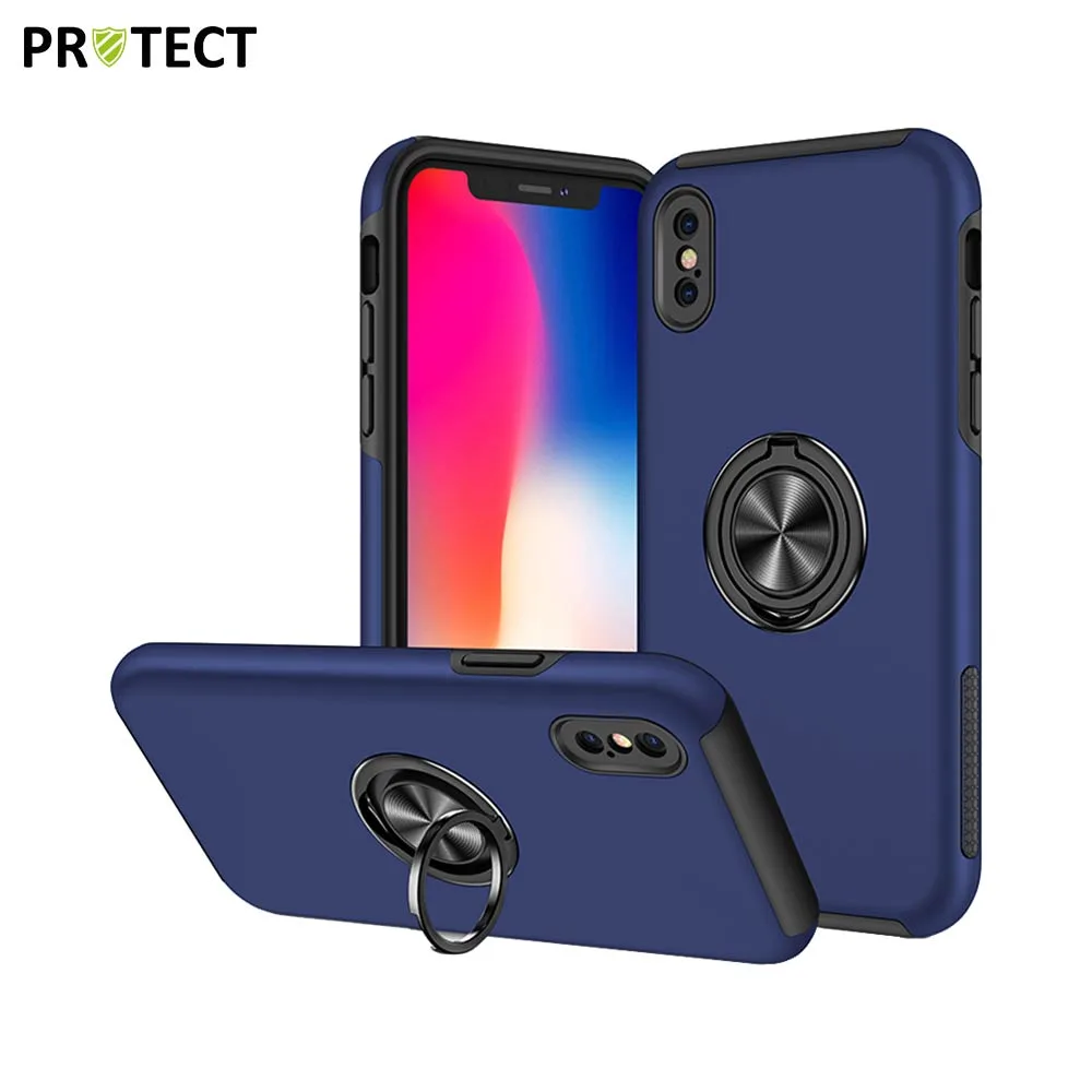 Coque de Protection IE013 PROTECT pour Apple iPhone XS Max Bleu