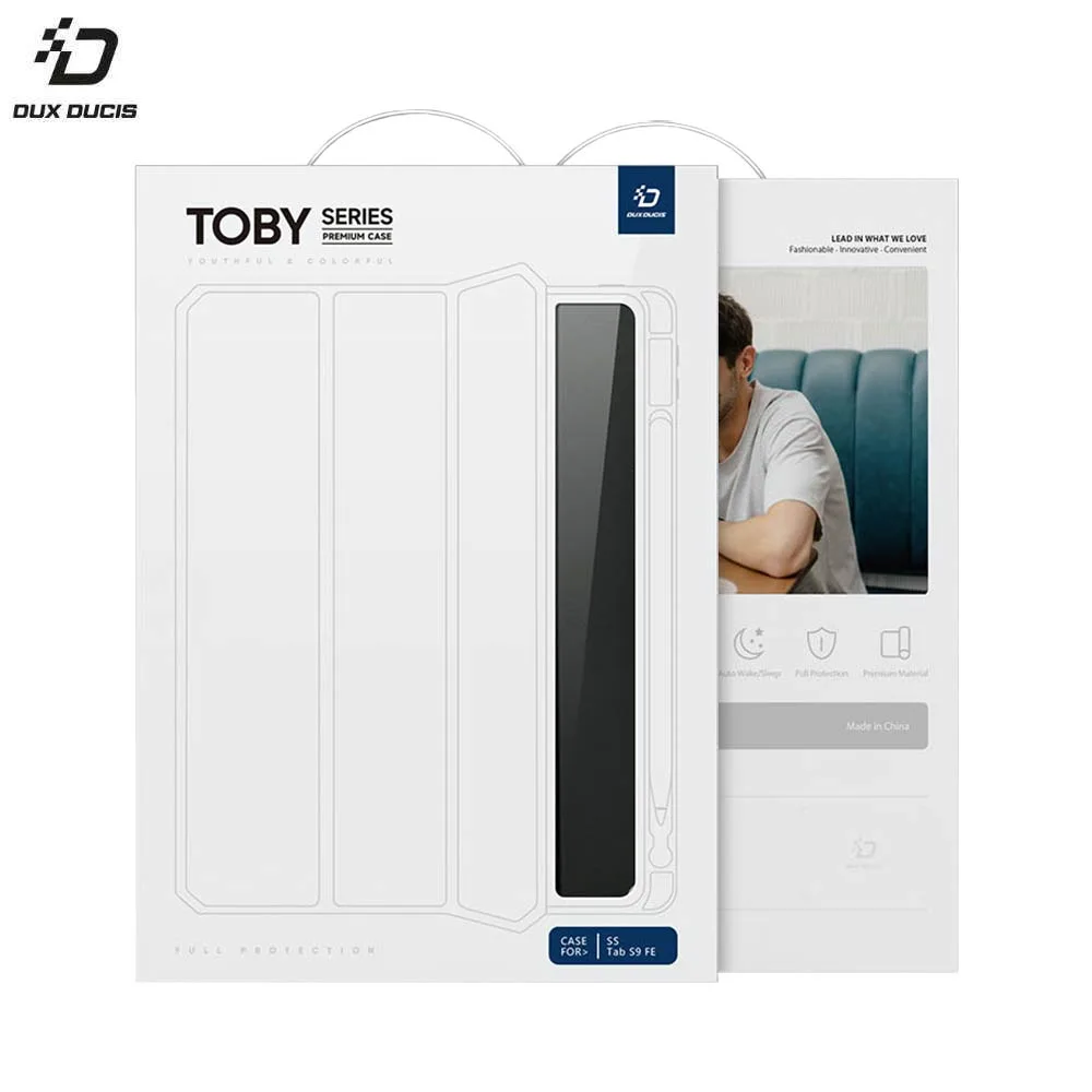 Housse de Protection Toby Dux Ducis pour Samsung Galaxy Tab S9 FE Wi-Fi X510 Bleu — vue 2