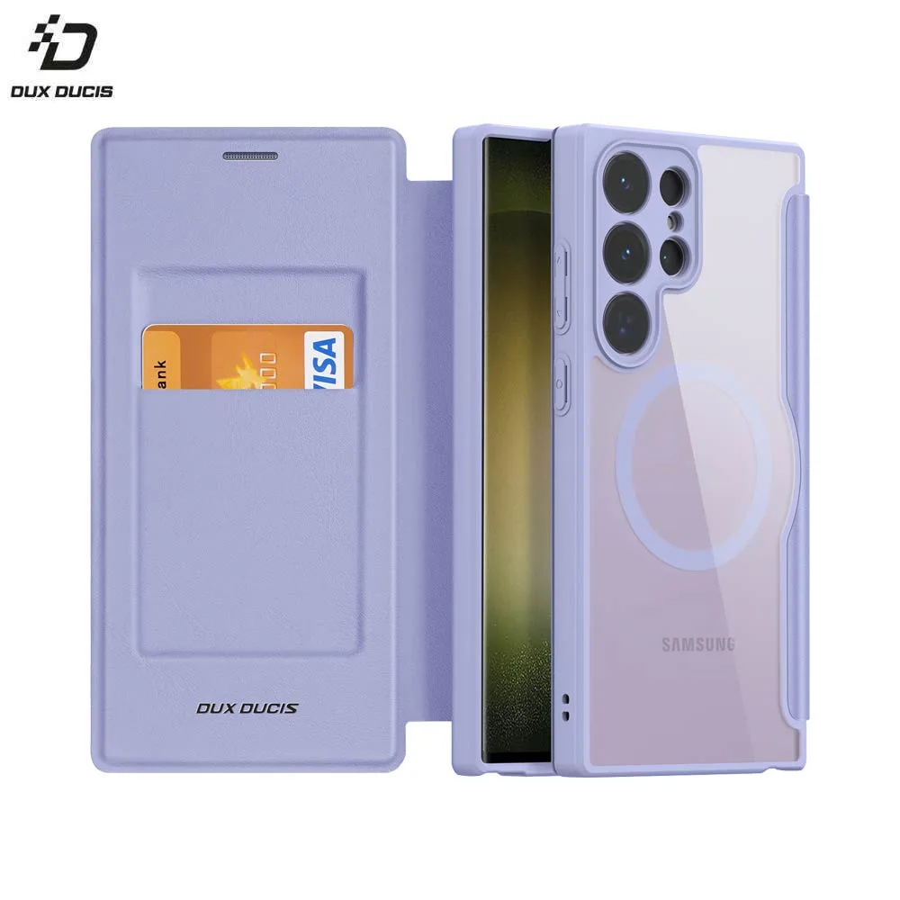 Housse de Protection Skin X Pro Dux Ducis pour Samsung Galaxy S23 Ultra 5G S918 MagSafe Violet — vue 2
