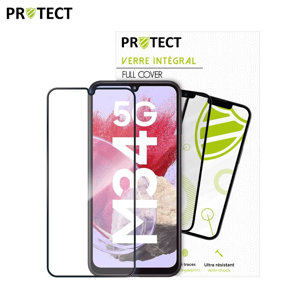 Verre Trempé Intégral PROTECT pour Samsung Galaxy M34 5G M346 Noir — vue 2