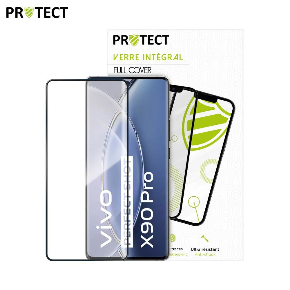 Verre Trempé Intégral PROTECT pour Vivo X90 Pro Noir — vue 2