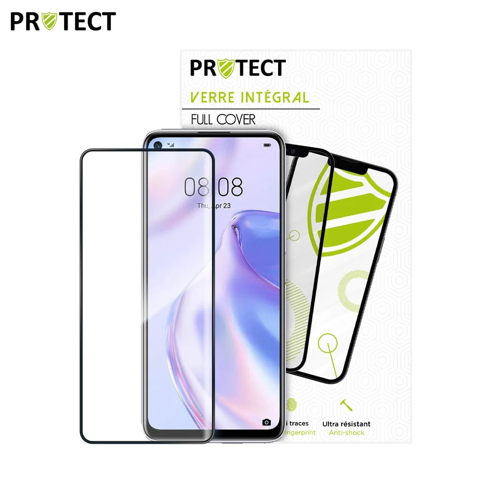 Verre Trempé Intégral PROTECT pour Huawei P40 Lite 5G Noir — vue 2