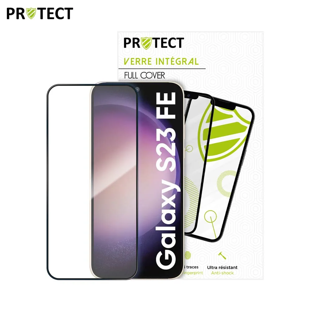 Verre Trempé Intégral PROTECT pour Samsung Galaxy S23 FE S711 Noir — vue 2