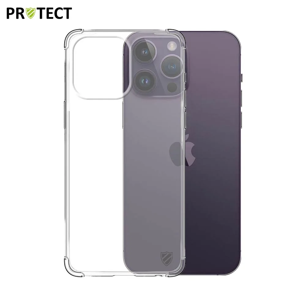 Coque Silicone Renforcée PROTECT pour Apple iPhone 14 Pro Max Transparent