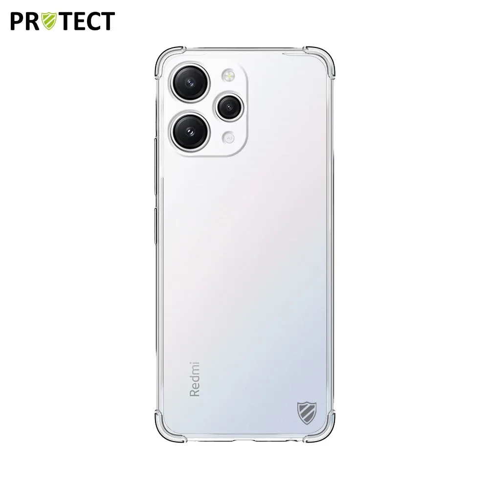 Coque Silicone Renforcée PROTECT pour Xiaomi Redmi 12 4G & Poco M6 Pro 5G Transparent