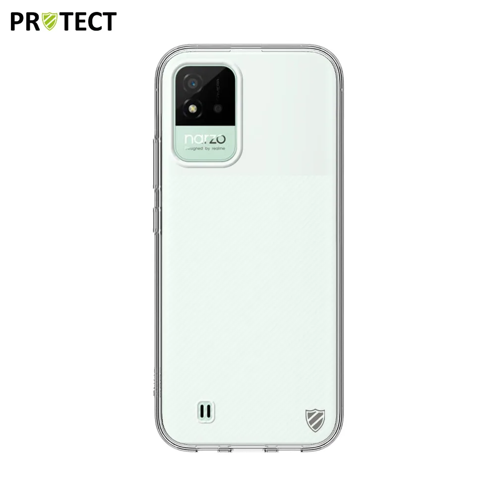 Coque Silicone PROTECT pour Realme Narzo 50i 4G Transparent — vue 2