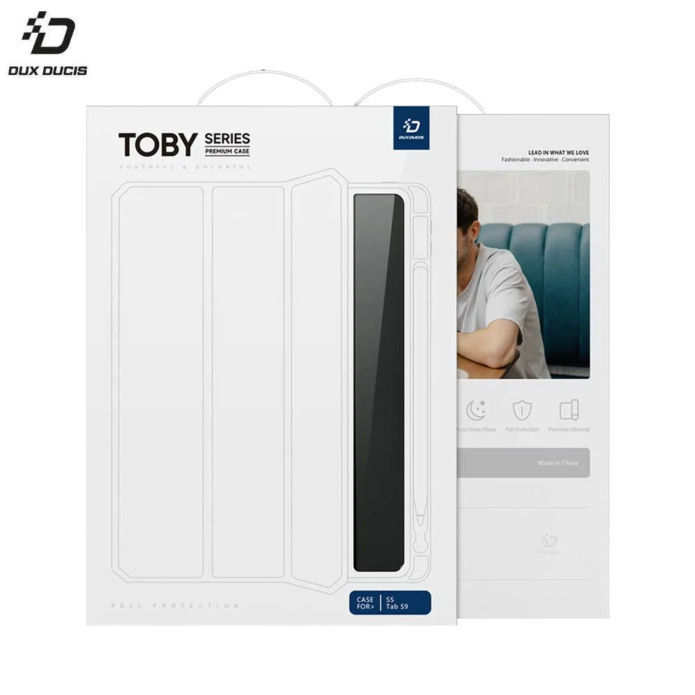Housse de Protection Toby Dux Ducis pour Samsung Galaxy Tab S9 Wi-Fi X710 & S9 5G X716 Bleu — vue 2